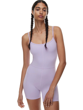 WILFRED FREE Aritzia DIVINITY Sleeveless One-Piece Romper Lavender SMALL